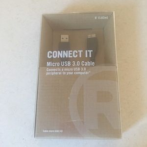 New！Conect it micro usb cable
